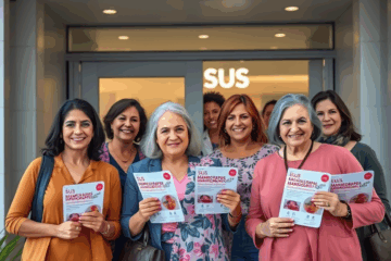 Imagem ilustrativa sobre mamografia no SUS, destacando a importância do exame preventivo para a saúde da mulher.
