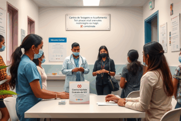 Imagem representativa sobre a realização de testes gratuitos de HIV e Aids no Brasil.